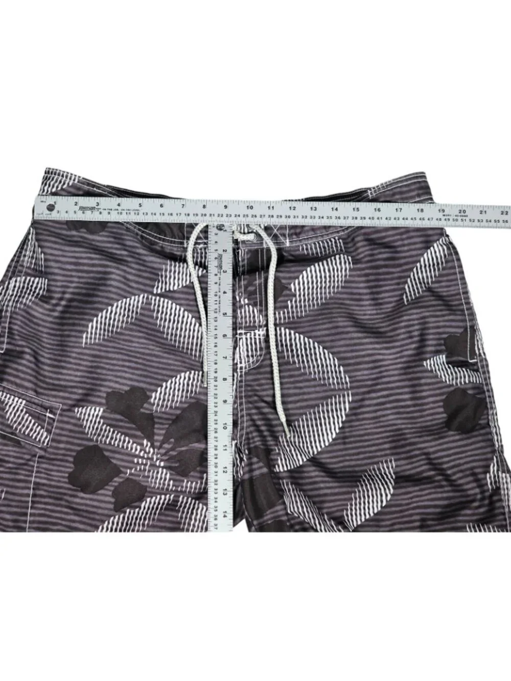 Tommy Bahama Relax XL Baja Bonita Cove Board Shorts Swim Trunks Black White